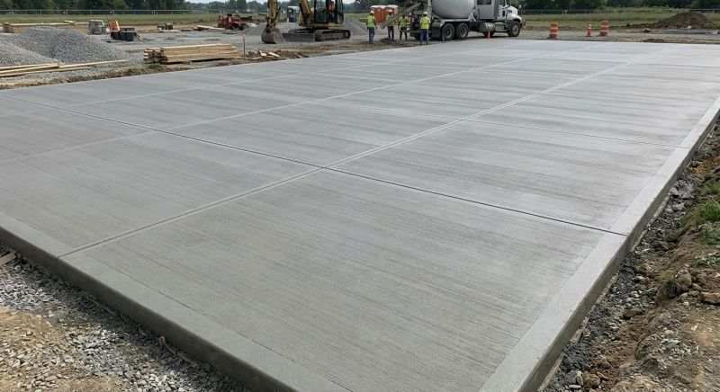 Commercial Slab Installation in Davis County, UT