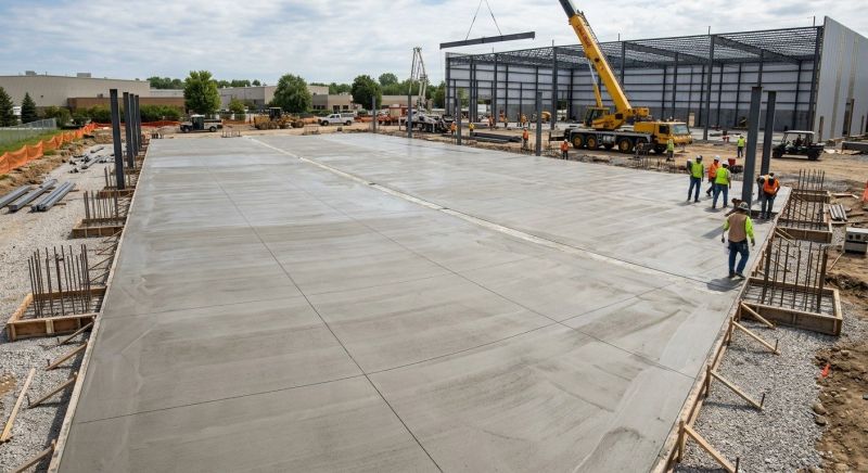 Commercial Slab Installation in Kalamazoo, MI