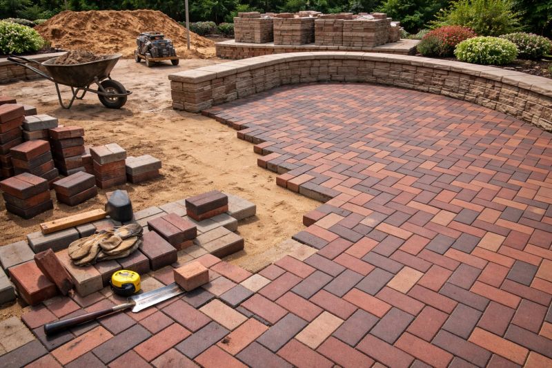 Patio Brick Installation in Danbury, CT